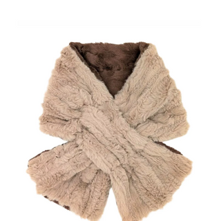 Pull-Thru Fur Scarf - dolly mama boutique