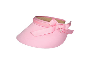 Betsey Crystal Heart Charm Visor - dolly mama boutique