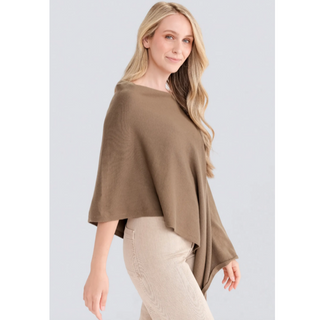 Cotton Cashmere Poncho
