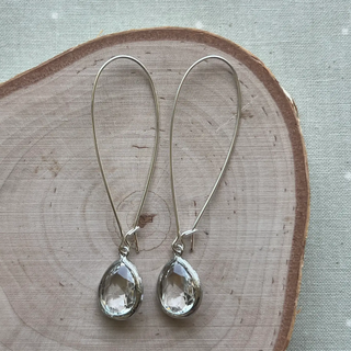 Ella Silver Earrings - dolly mama boutique