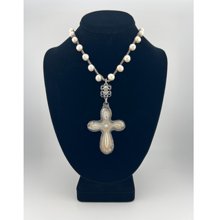 Enamel Cross Pendant Necklace