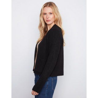 Front Flap Cardigan with Pockets