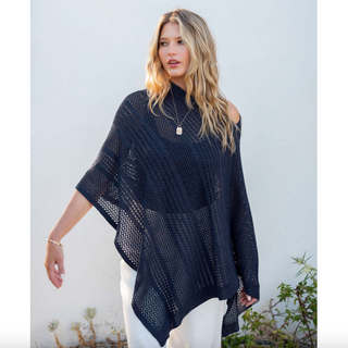 Celeste Crochet Poncho - dolly mama boutique