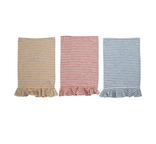 Striped Cotton Tea Towel - dolly mama boutique