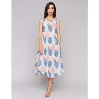 Printed Sleeveless Flare Dress - dolly mama boutique