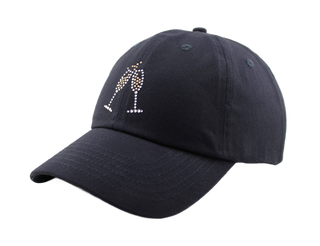 Rachel Cap with Crystal Champagne Glasses - dolly mama boutique
