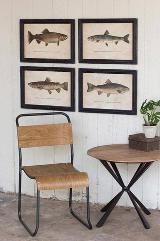 Trout Print Under Glass - Assorted