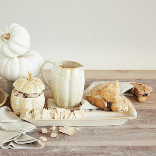 Stoneware Acorn Olive Dish