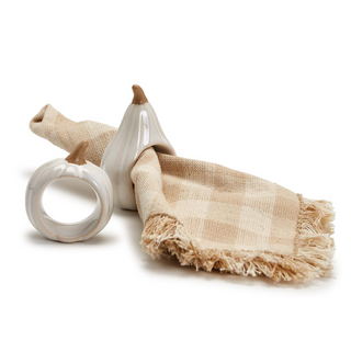 Ceramic Fall Napkin Ring - dolly mama boutique