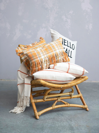 Fall Flannel Plaid Pillow CF3515