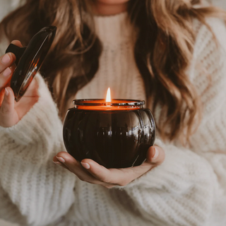 Hello Fall Pumpkin Jar Candle - dolly mama boutique