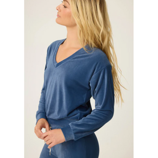 Craving Corduroy Velour Top