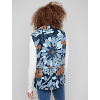 Sherpa Flocked Fleece Vest - dolly mama boutique