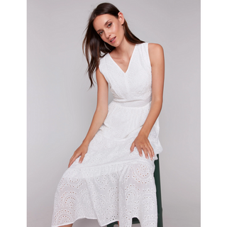 Long Eyelet Dress - dolly mama boutique