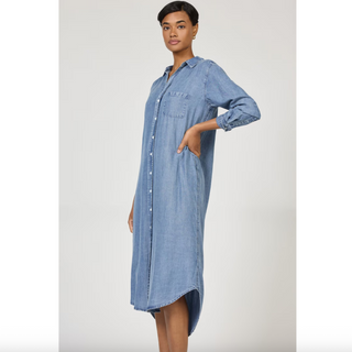 Galina Tencel Shirt Dress - dolly mama boutique