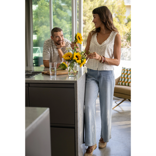 Sleeveless Pintucked Top