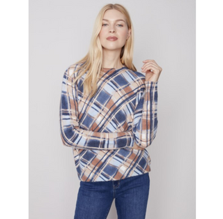 Crew-Neck Reversible Sweater C2268X