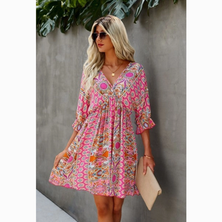 Free Spirit Boho Dress - dolly mama boutique