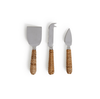 Wicker Cheeses Knives - dolly mama boutique