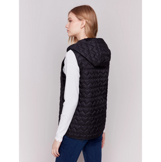 Quilted Mini Hearts Vest - dolly mama boutique