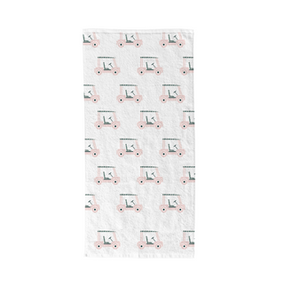 Sports Towel Pink Golf Cart