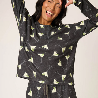 Merry Martini Long-Sleeve Top