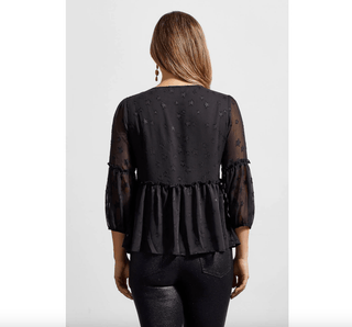 Star Peplum Blouse - dolly mama boutique