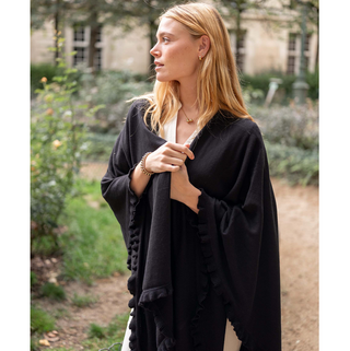 Charleston Ruffle Wrap - dolly mama boutique