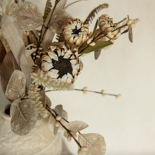 Cream Sunflower & Wheat Pick