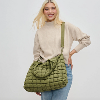 Elevate Puffer Hobo Bag - dolly mama boutique