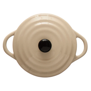 Stoneware Mini Baker with Lid