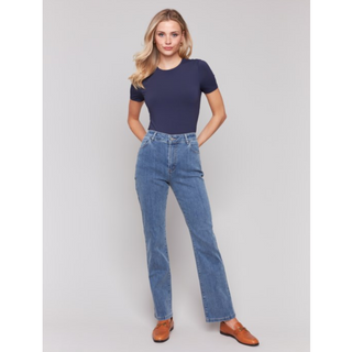 Celine Flare-Leg Denim Pant - dolly mama boutique