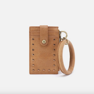 Ring Credit Card Wristlet with Studded Trim - dolly mama boutique