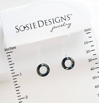 Marquis Halo Earrings - Bermuda Blue - view 5