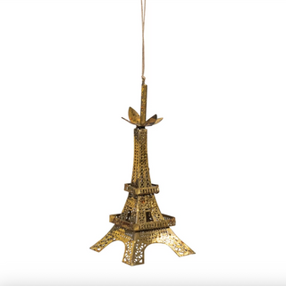 Gold Eiffel Tower Ornament - dolly mama boutique