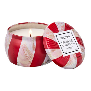 Crushed Candy Cane Candles - dolly mama boutique