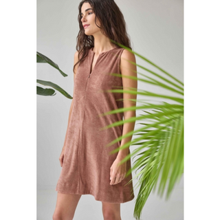 Terry Zip Dress