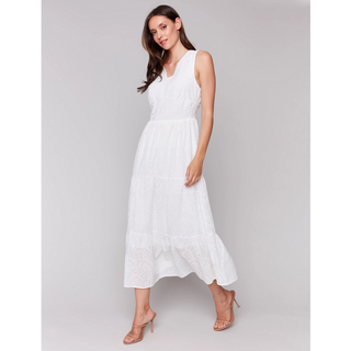 Long Eyelet Dress - dolly mama boutique