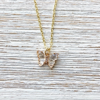 Crystal Butterfly Necklace