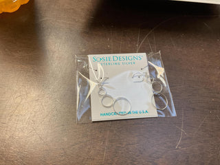 Sterling Bubble Cluster Earrings