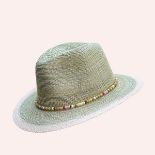 Natalie Hat with Multi-Strip Band