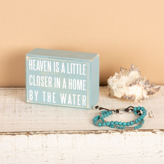 Box Sign "By the Water" - dolly mama boutique