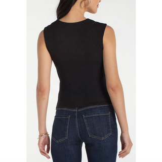 Sleeveless Tank with Built-In Bra - dolly mama boutique