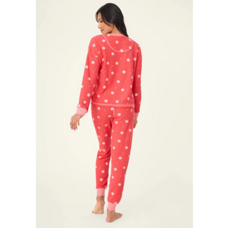 Waffle Knit Ski Jammie Set