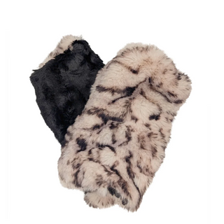 Fingerless Fur Gloves - Short