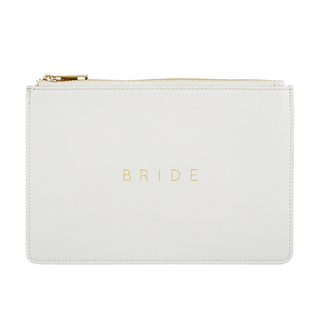Bridal Party Faux-Leather Pouch - dolly mama boutique