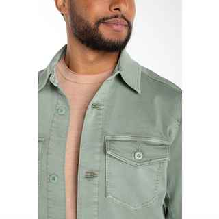 Men's Twill Overshirt Jacket - dolly mama boutique