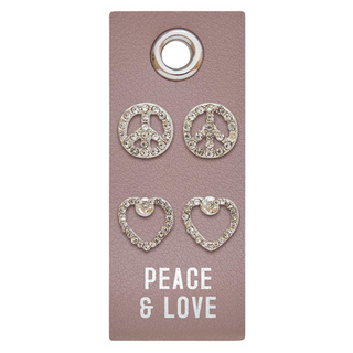 Earrings Peace & Love J2153 - dolly mama boutique