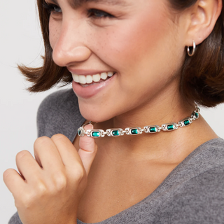 Ser Magnetica Crystal Link Necklace