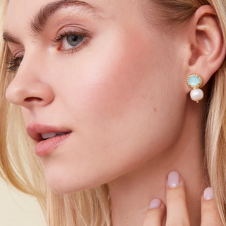 Karina Petite Pearl Earrings